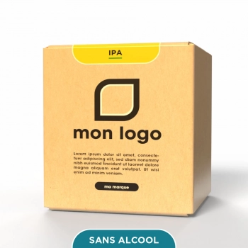 Kit de Bière IPA sans alcool complet pour brassage 5 litres