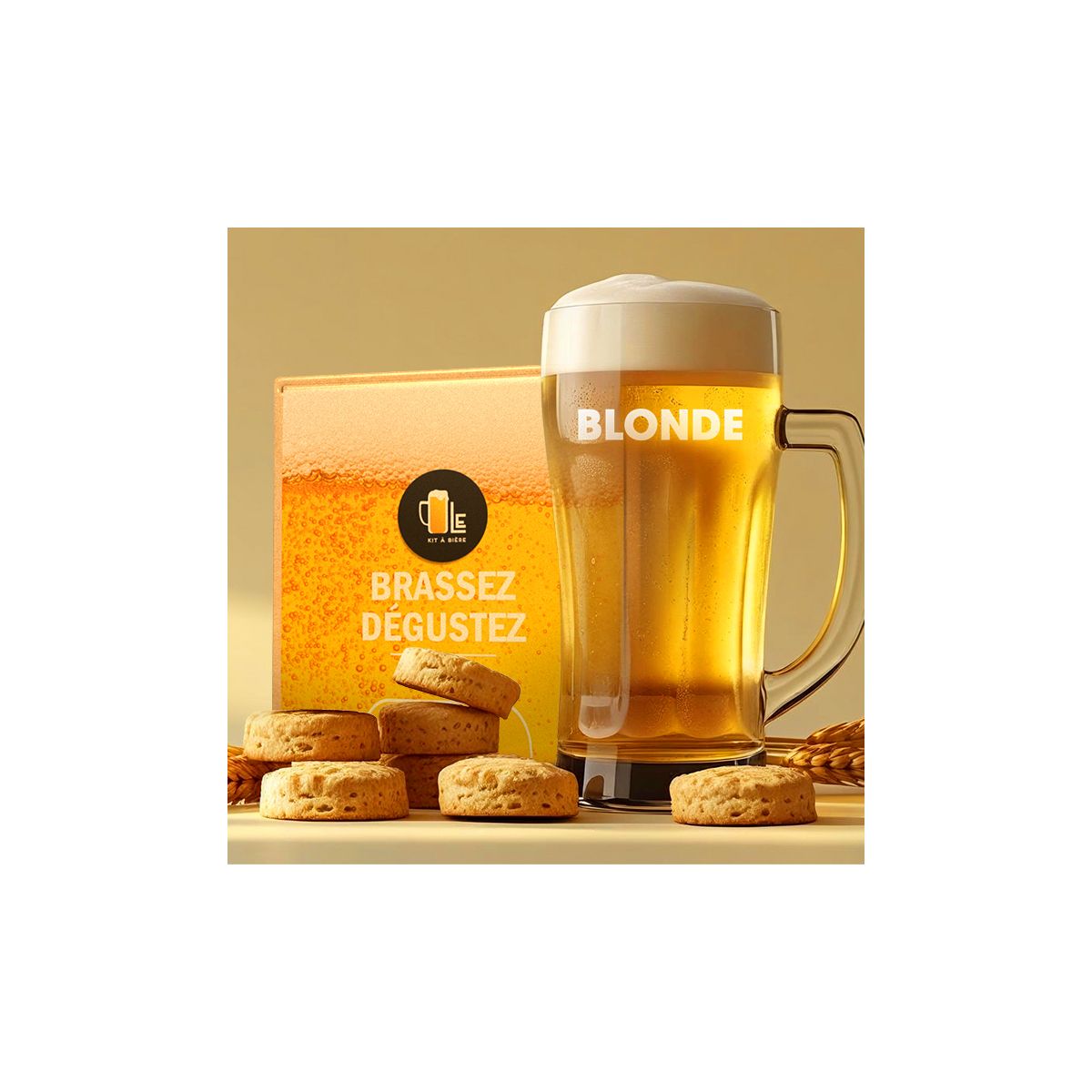 Kit de Bière Blonde complet pour brassage 5 litres