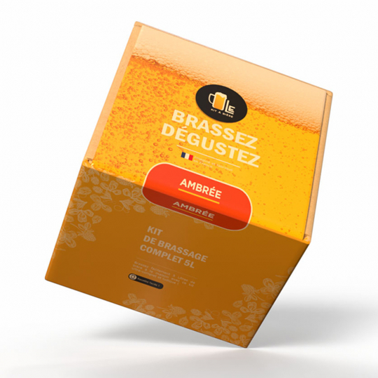 Kit de Bière Ambrée complet pour brassage 5 litres