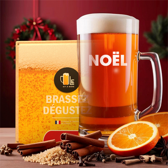 Kit de Bière de Noël complet pour brassage 5 litres
