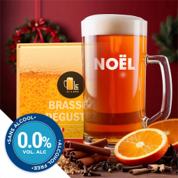 Kit de Bière de Noël sans alcool complet pour brassage 5 litres