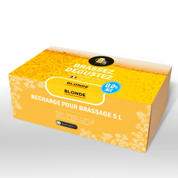 Recharge de Bière Blonde sans alcool pour brassage 5 litres